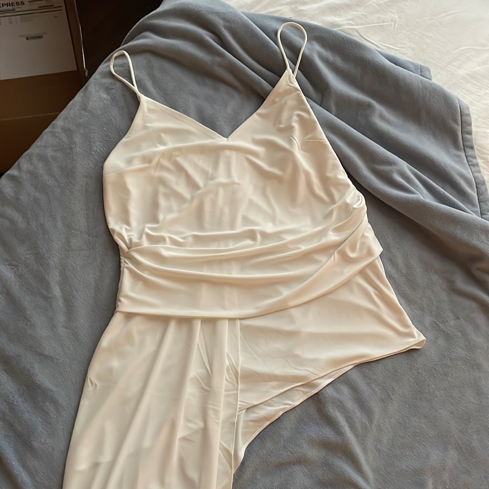 White flowy tank